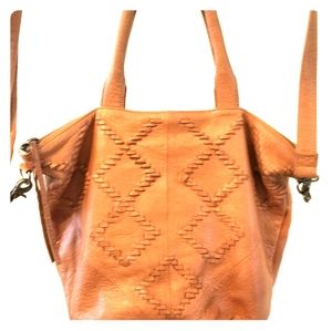Soft leather satchel